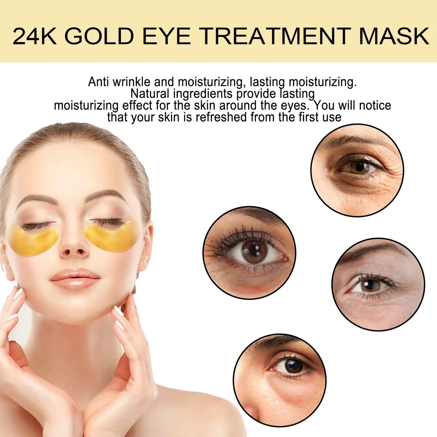 Gold Eye Patches