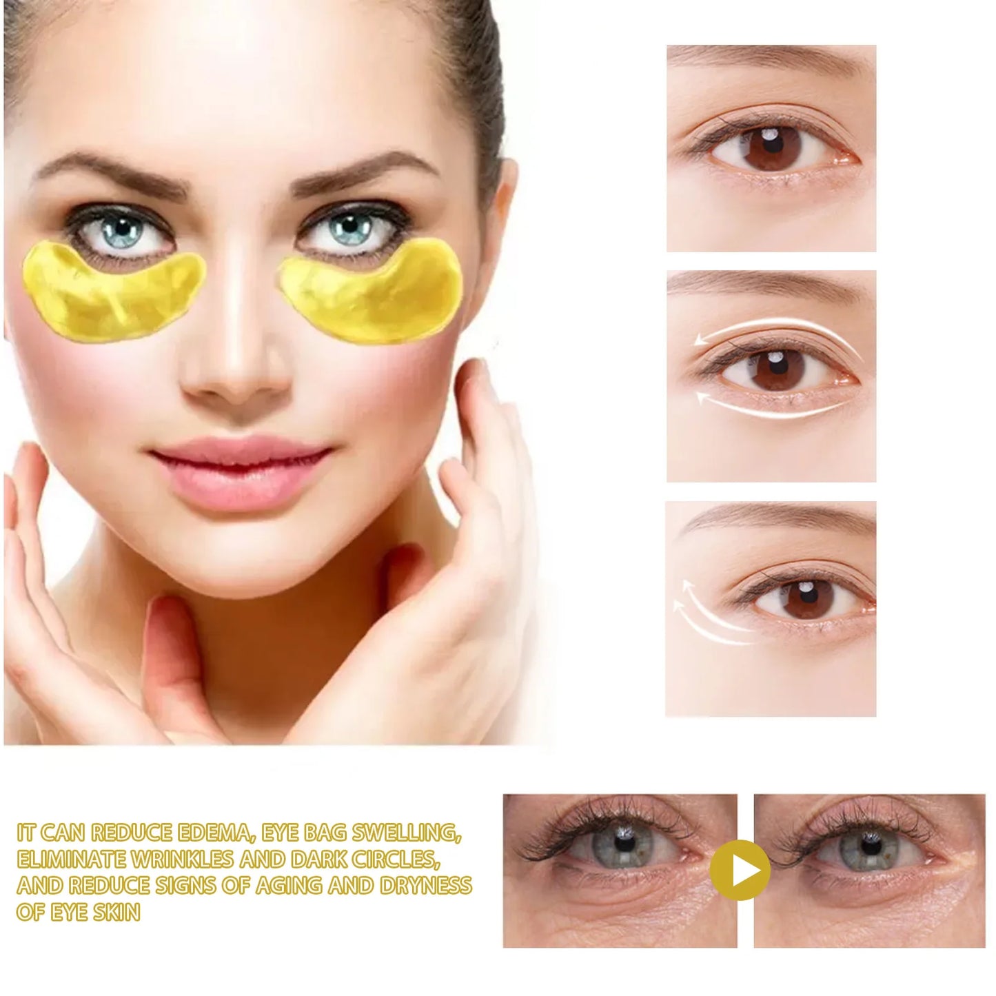Gold Eye Patches