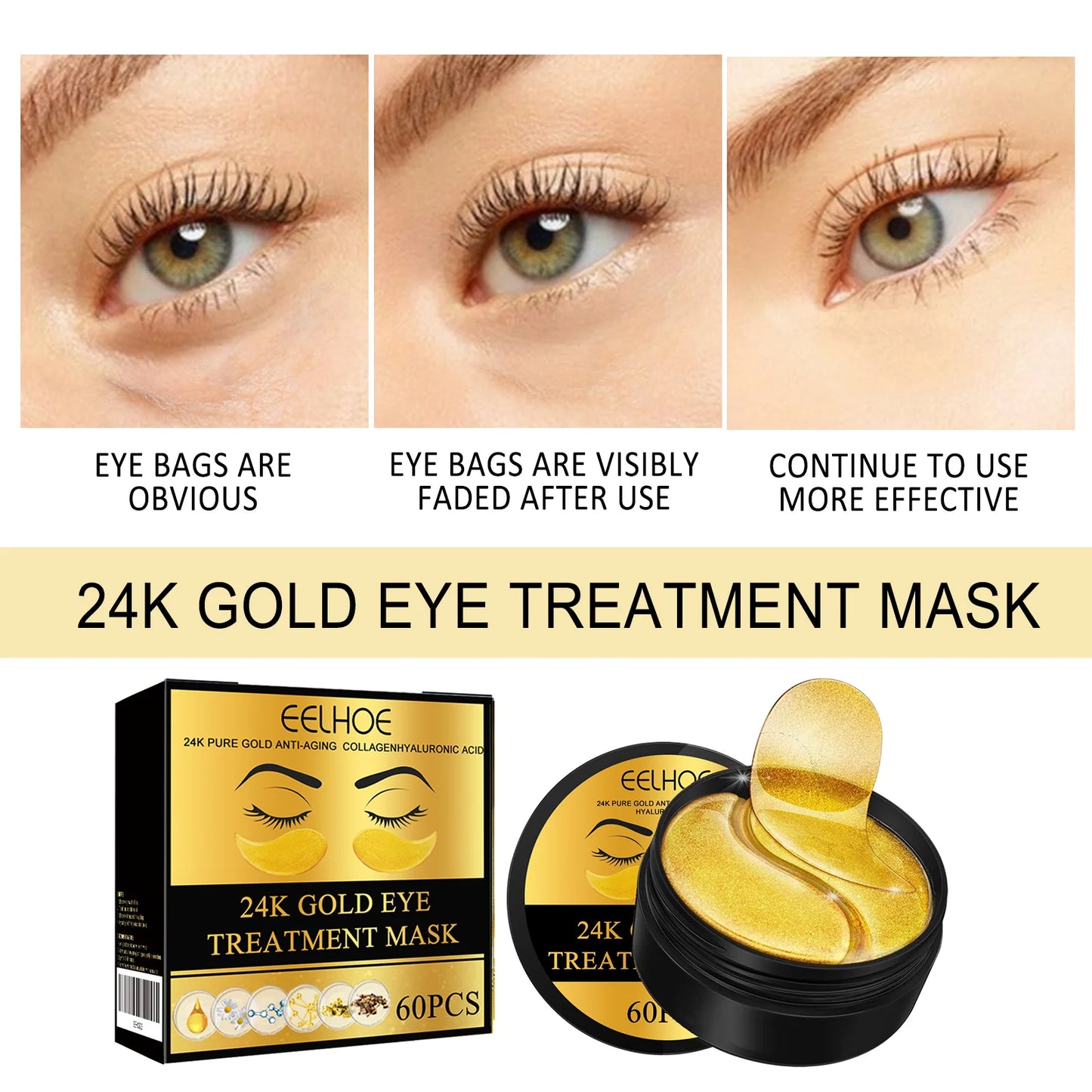 Gold Eye Patches